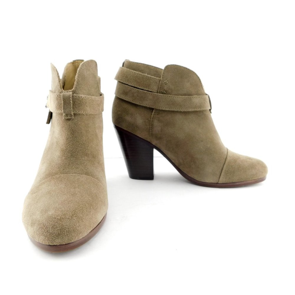 Unworn Rag&Bone Taupe Strap Block Heel Bootie 38.5 - image 3